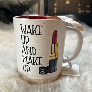 Amanda Greenwood Art Wake up and Makeup Fashion Mug